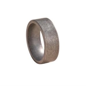New Stainless Steel Ring Vintage Inspired Finish Size 12